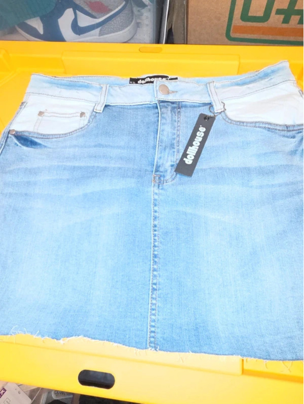 Dollhouse jean skirts size 15